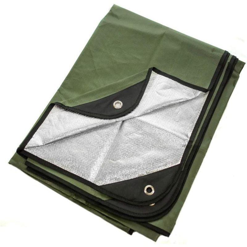 Survival Blanket Reflective - 【NIEZAWODNY SPRAWDZENIOWANY PRODUKT】Wodoodporna, wiatroodporna, izolowana plandeka