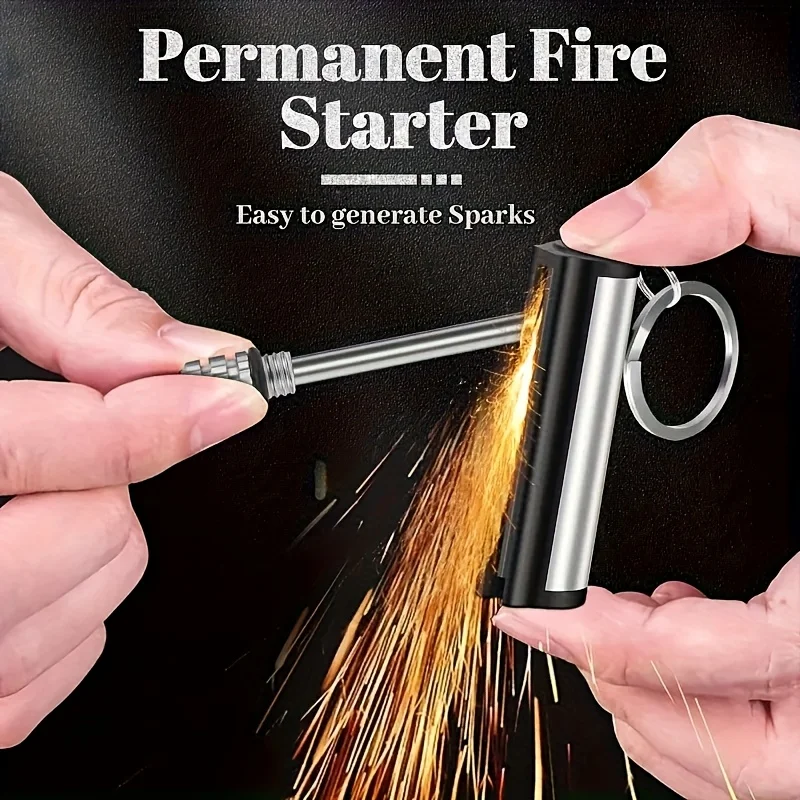 Magnesium Fire Starter - Zapalniczka do zapałek 2026, metalowa zapalniczka